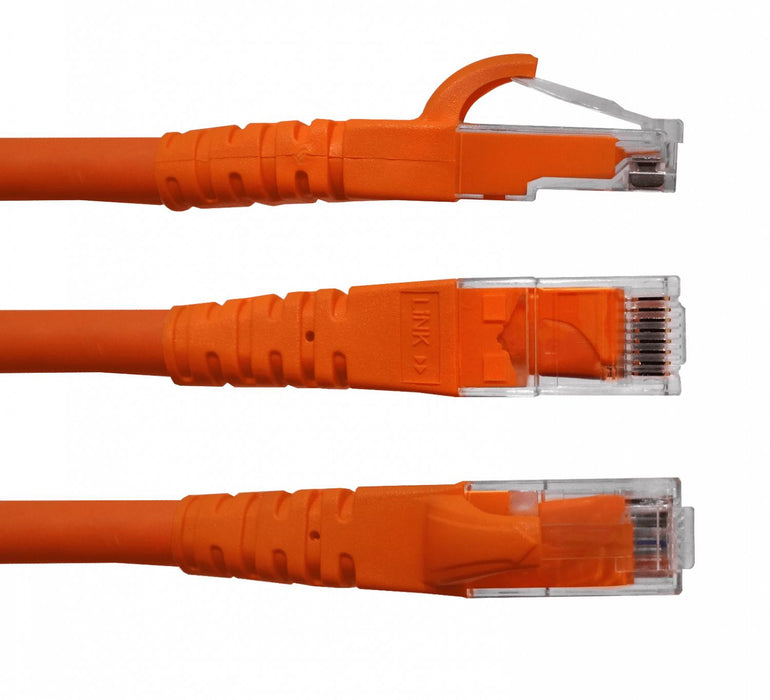Cable de Red Cat6 50cm Inyectado Naranja Clickbox