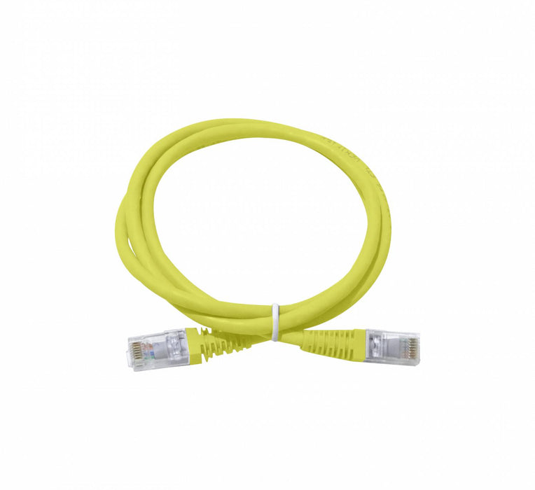 Cable de red Cat6 amarillo de 1 metro LSZH para Clickbox