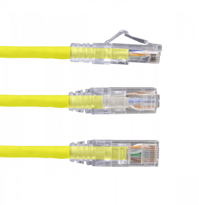 Cable de red Cat6 amarillo de 2 metros Clickbox