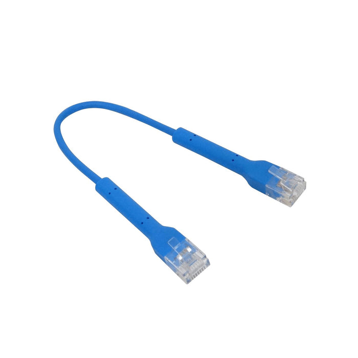 Cable de red Cat6 Azul UBIQUITI 10cm RJ45 Clickbox