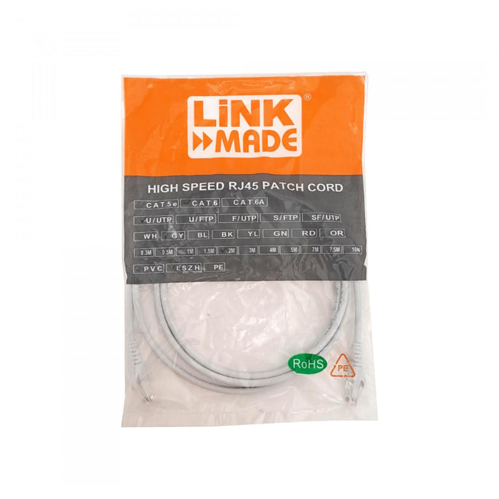 Cable de Red Cat6 Gris Inyectado Multifilar Clickbox