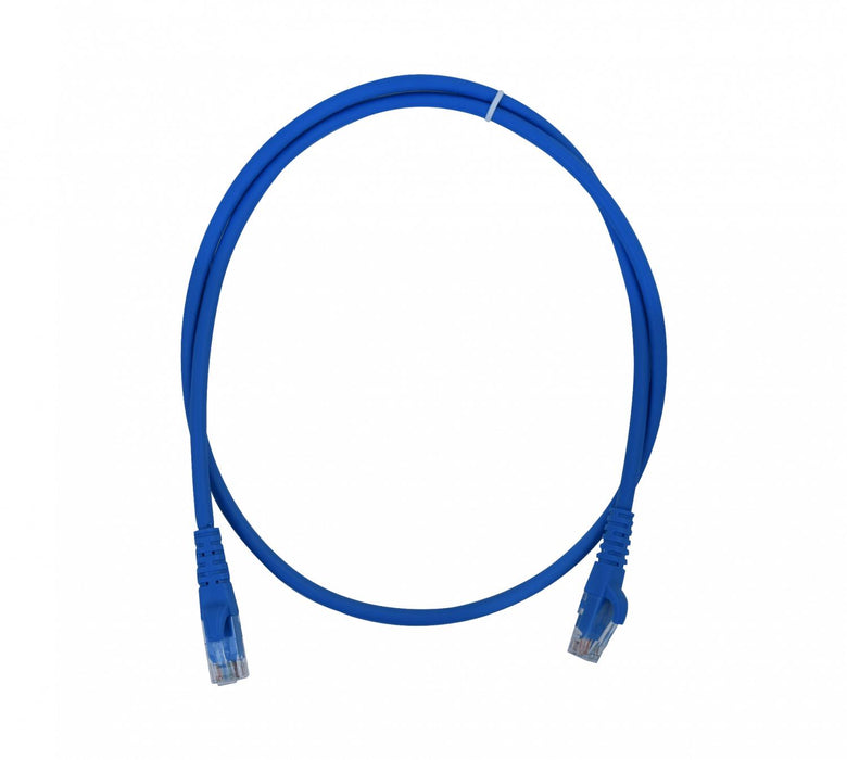 Cable de red Cat6 inyectado de 1 metro azul Clickbox
