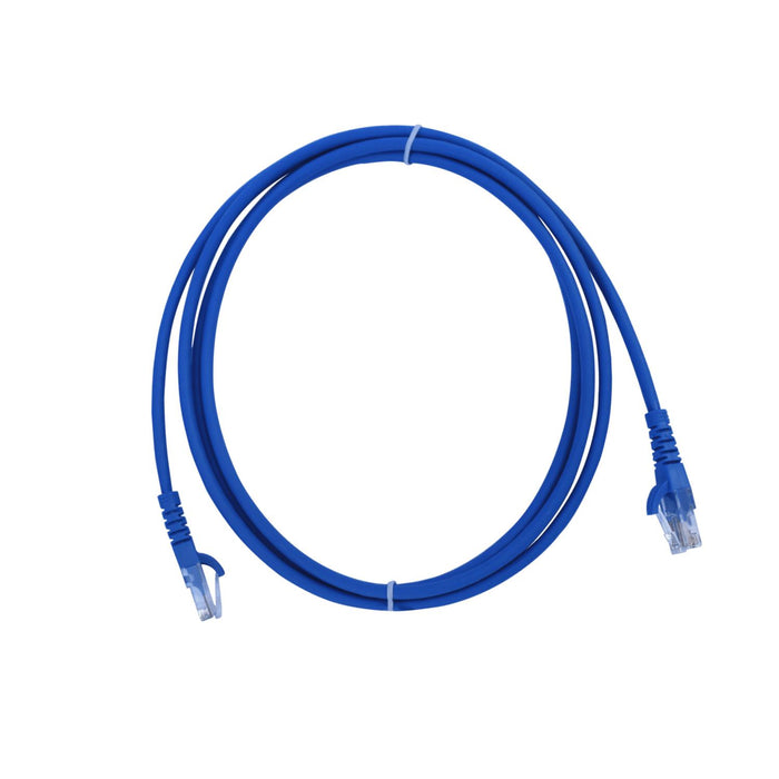 Cable de red Cat6 inyectado azul LSZH 2MT Clickbox