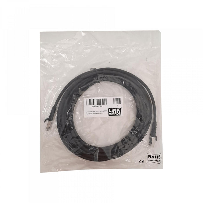 Cable de red Cat6 LINKMADE 7m negro Clickbox