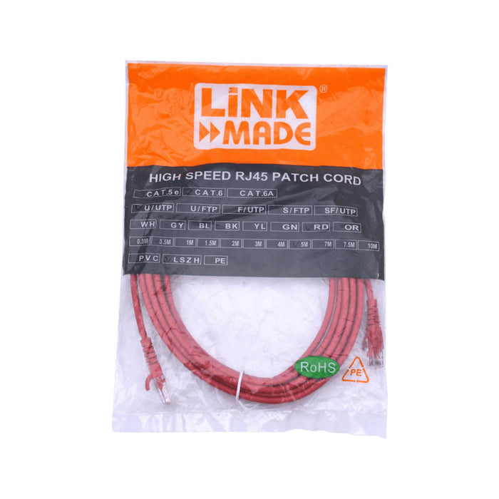 Cable de red Cat6 U/UTP de 5 metros inyectado en Clickbox