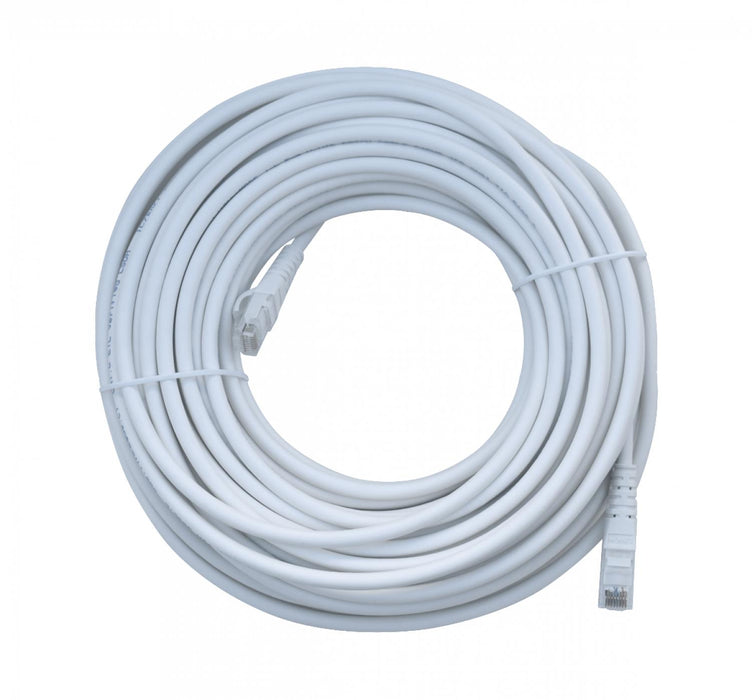 Cable de red Cat6 U/UTP blanco de 20 metros Clickbox