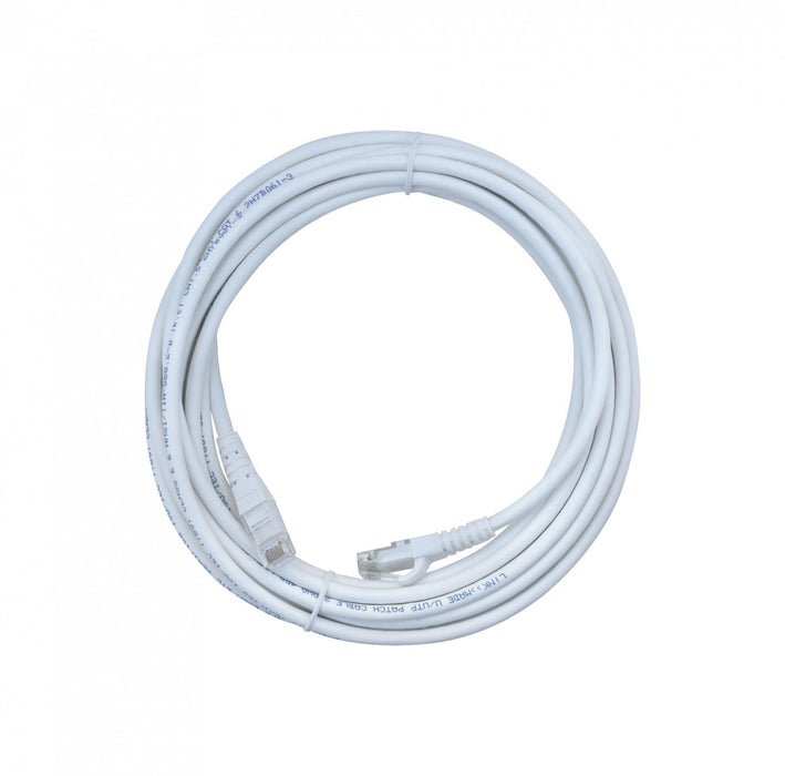 Cable de red Cat6 U/UTP blanco de 5 metros Clickbox