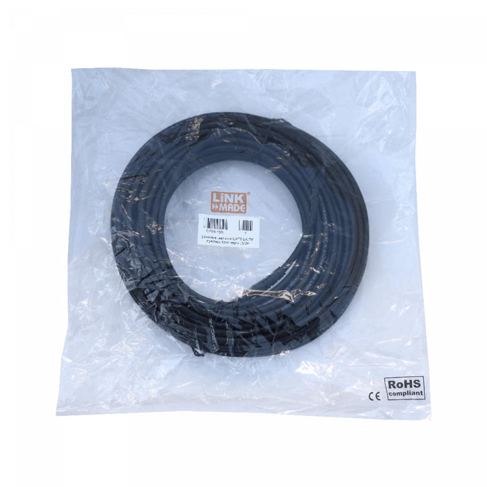 Cable de Red Cat6 U/UTP Negro 15mt Clickbox