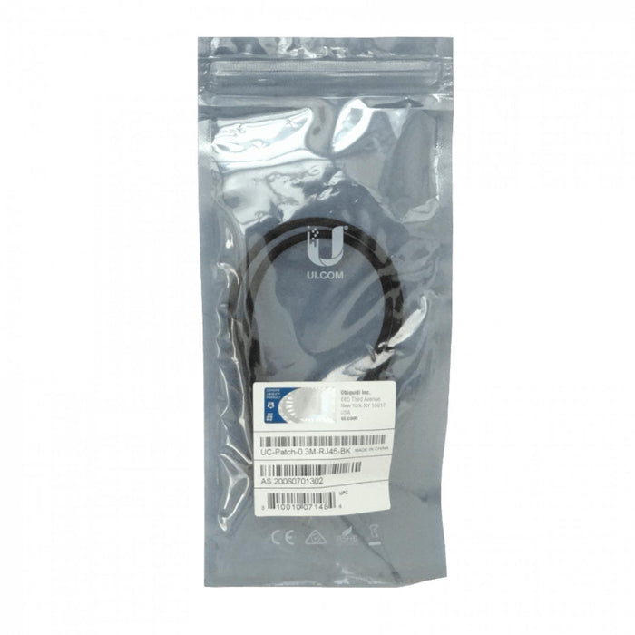 Cable de red Cat6 UBIQUITI 0,3m Negro Clickbox