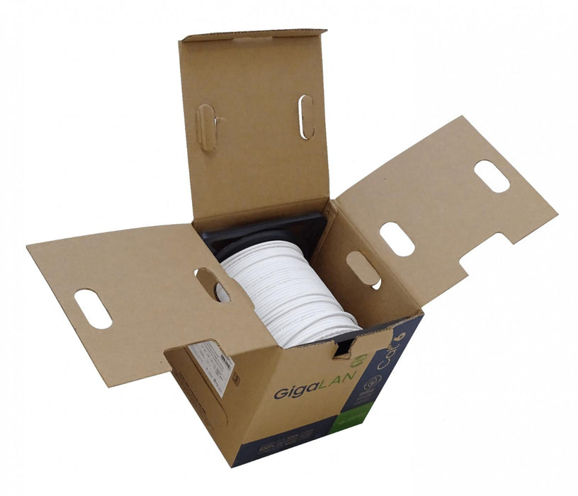 Cable de red CAT6 UTP LSZH blanco de Clickbox