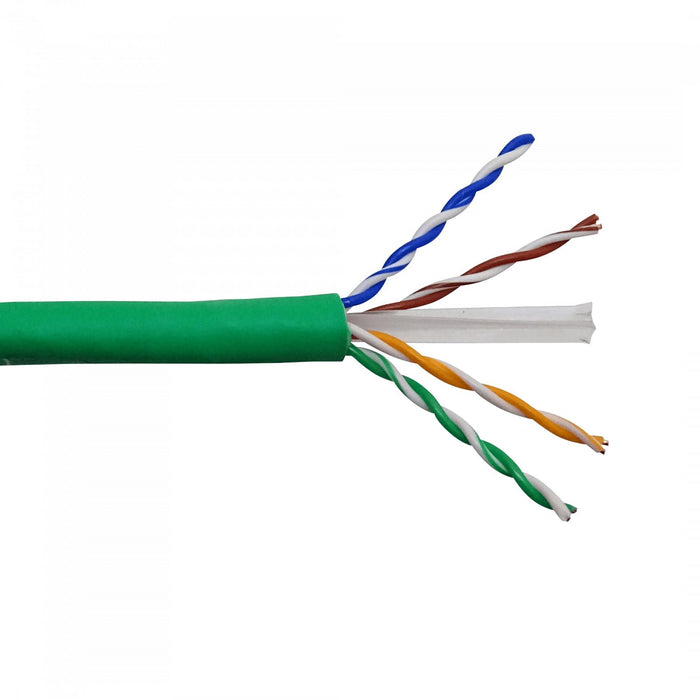 Cable de red CAT6 UTP LSZH verde 305m Clickbox