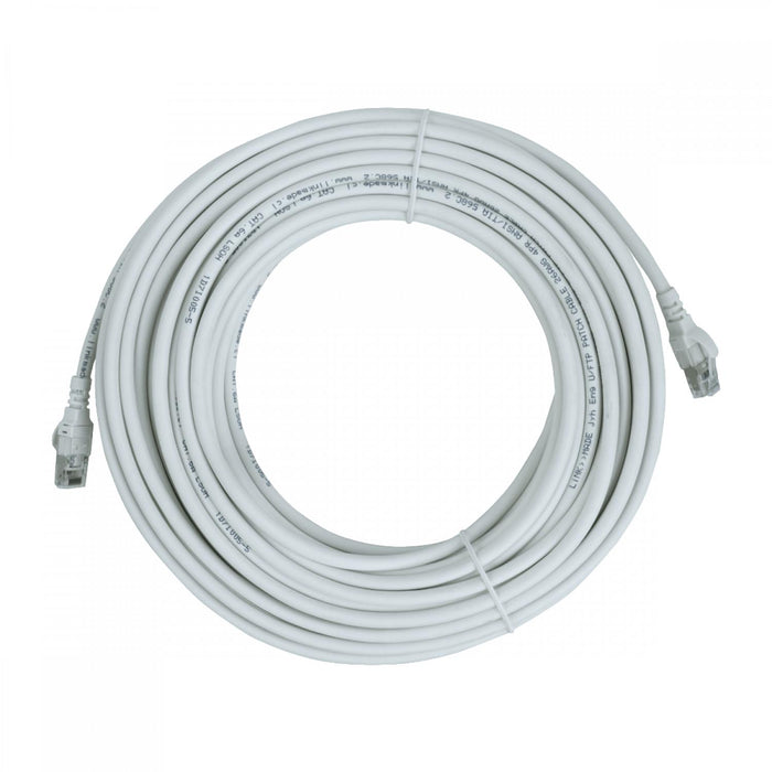 Cable de Red Cat6A U/FTP 15mt Blanco Clickbox