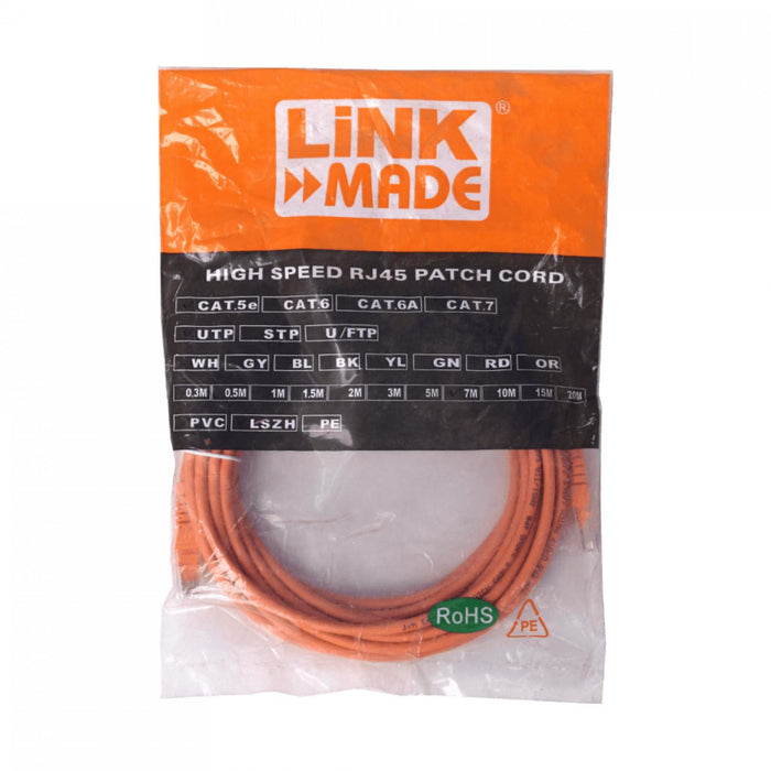 Cable de red cruzado Cat5e UUTP LINKMADE 7mt Clickbox