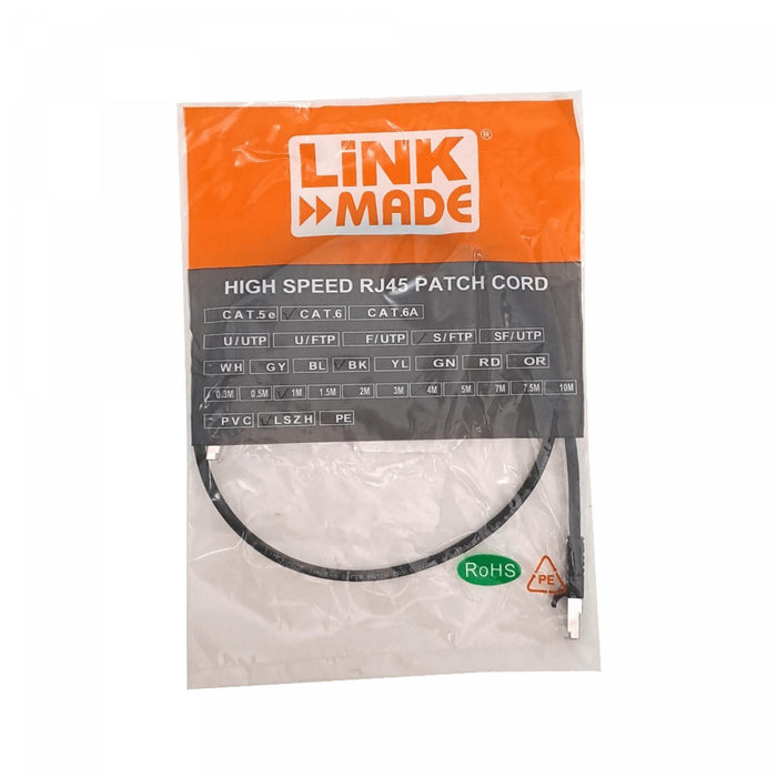 Cable de red LINKMADE CAT6 S/FTP de 1 metro, Clickbox