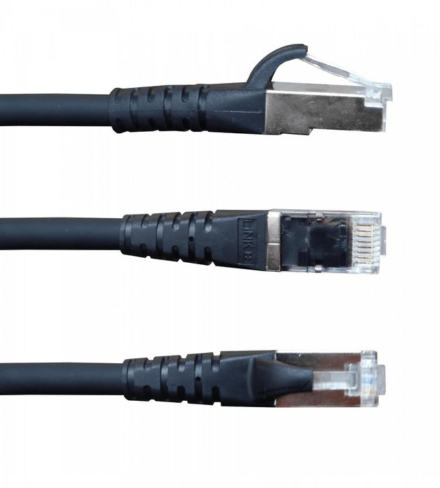 Cable de red LINKMADE S/FTP CAT6 20m negro Clickbox
