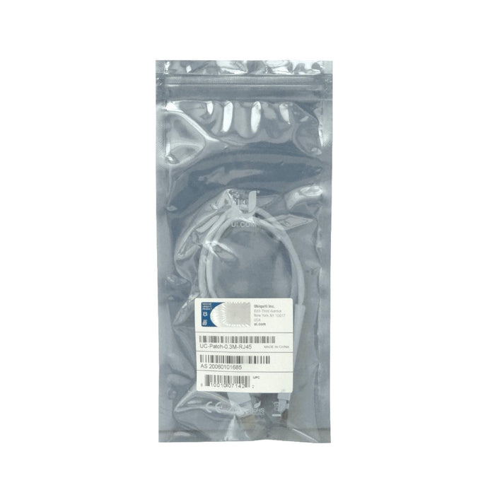 Cable de Red UBIQUITI Cat6 Blanco 30cm Clickbox