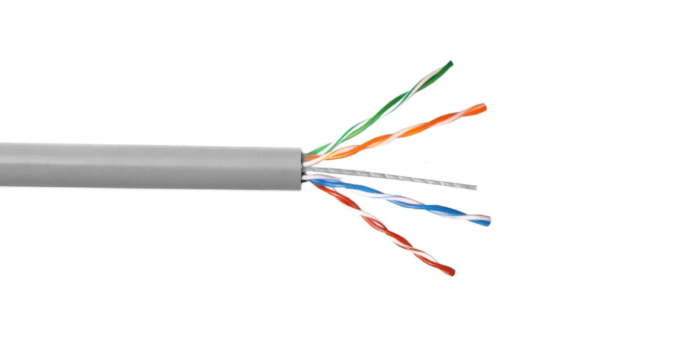 Cable de red UTP Cat5e gris 305m Clickbox