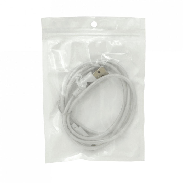 Cable USB Blanco 1m-1,5m A-Macho Clickbox
