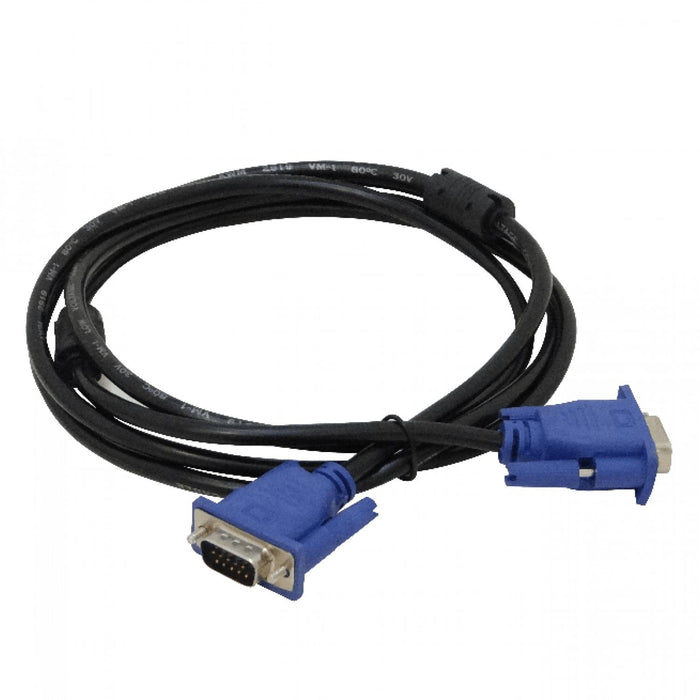 Cable de Video VGA Macho a Macho Blindado Clickbox