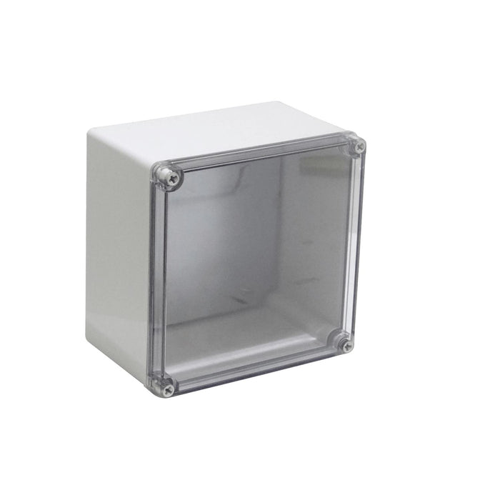 Caja ABS IP66 200x200x130mm con Tapa Transparente Clickbox