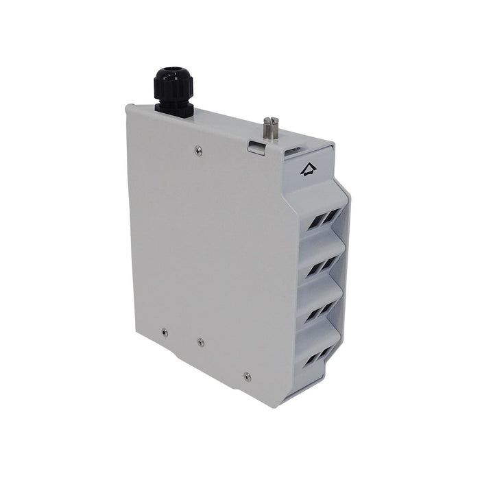 Caja de Aluminio para Riel-DIN 16 Mangueras con Clickbox