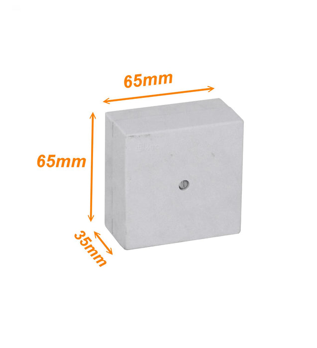 Caja Estanca Blanca 65x65x35mm para Protección de Clickbox