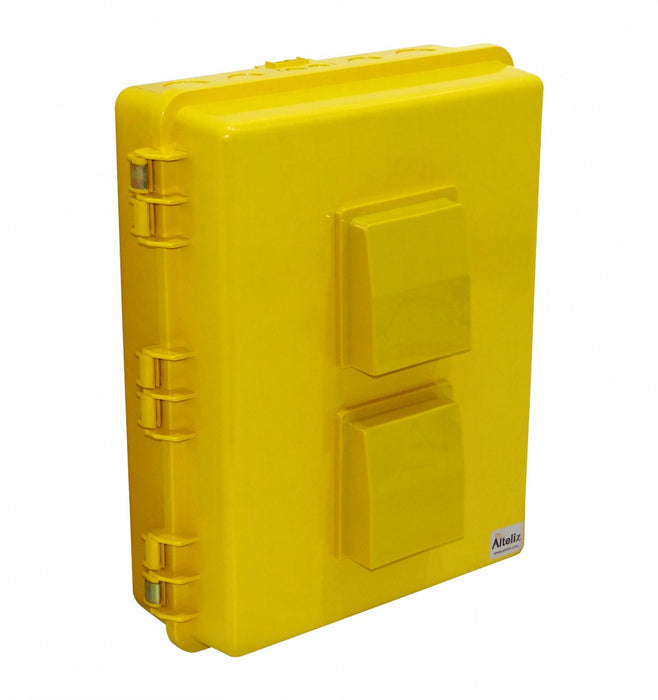 Caja Externa IP55 Amarilla 432x355x152mm NEMA3 Clickbox