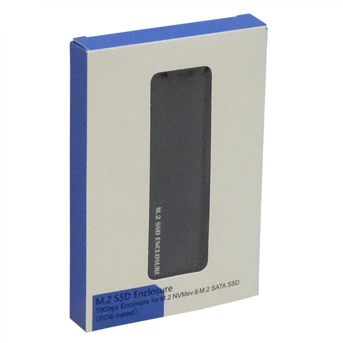 Caja externa USB-C para SSD M.2 NVMe Clickbox