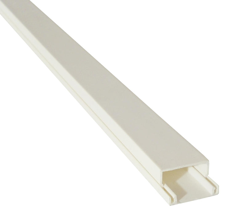 Canaleta PVC 20x10mm con tapa 2 metros Clickbox