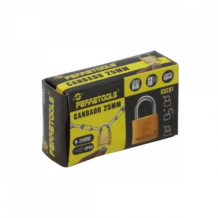 Candado resistente con 3 llaves para mayor Clickbox
