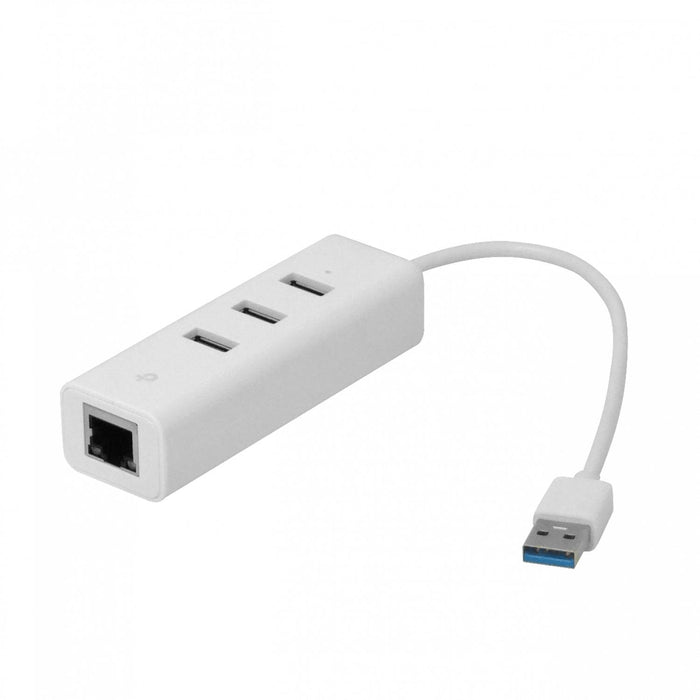 Concentrador USB 3.0 con 3 puertos y LAN RJ45 Clickbox