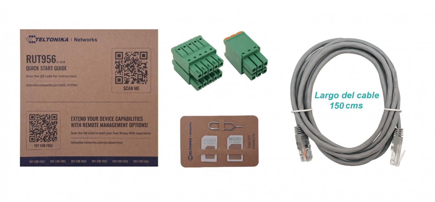 Router 4G/LTE TELTONIKA con GPS y Clickbox