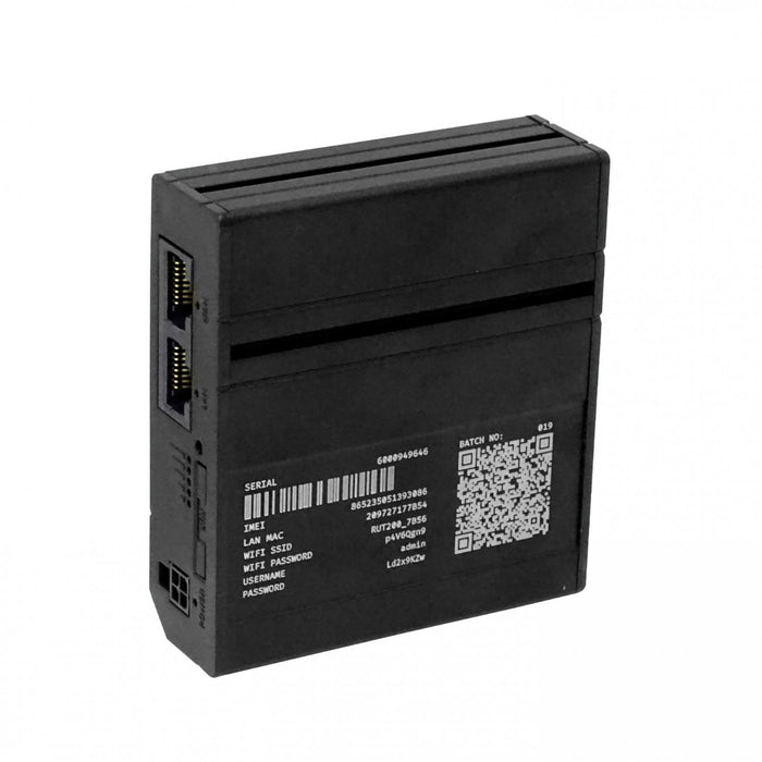Router 4GLTE 3G 1-SIM con Conectores SMA y Clickbox