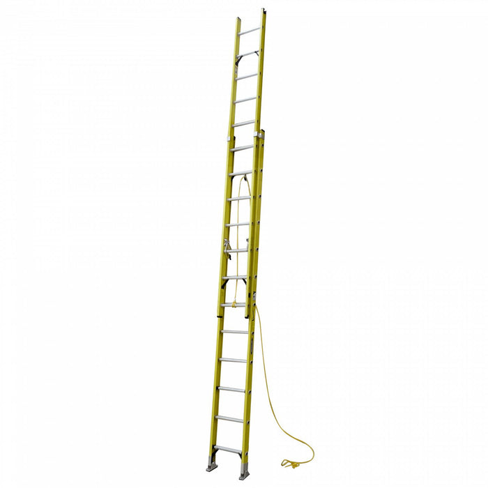 Escalera Telescópica Fibra Vidrio 24 Peldaños - Clickbox