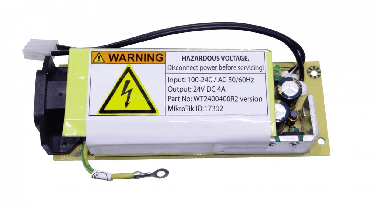 Fuente de Alimentación MikroTik 24V 4A C14 para Clickbox