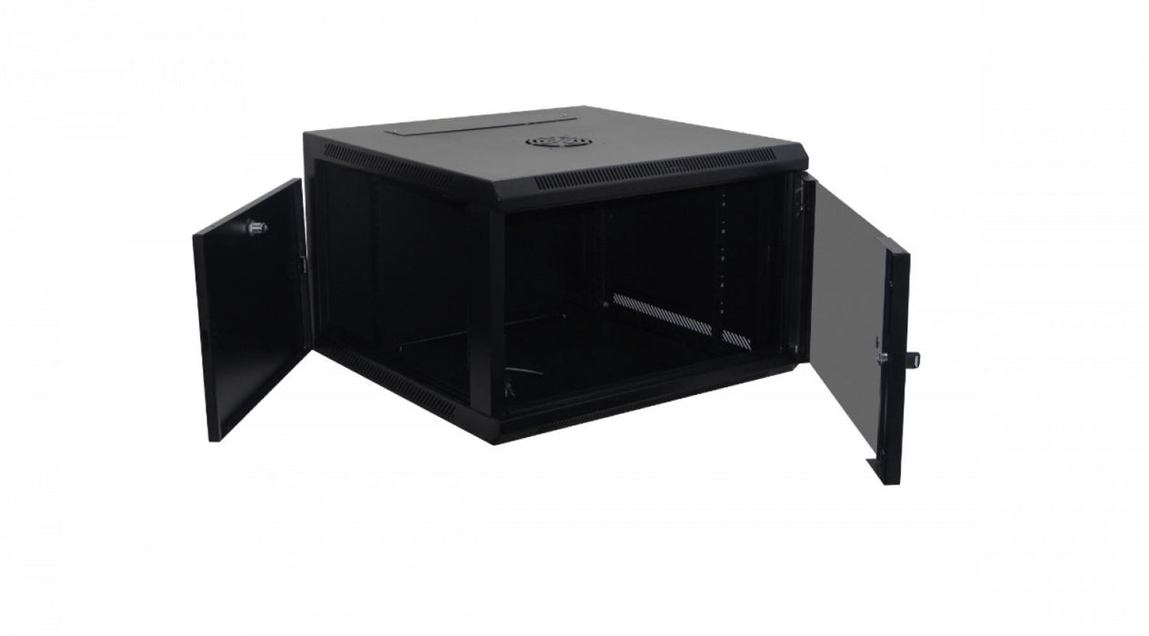 Gabinete Rack Pared 6U LINKMADE Negro Clickbox