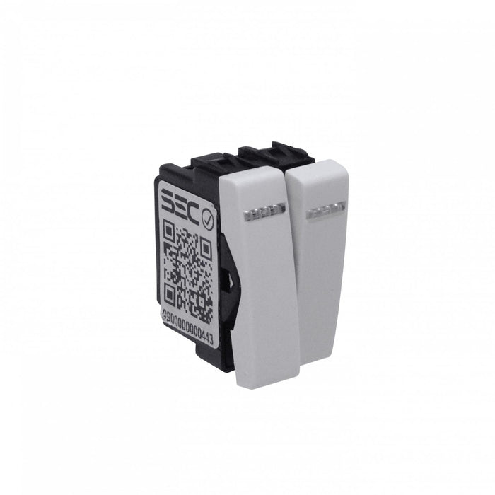 Interruptor Blanco Doble Unipolar 10A 250V KEP-H Clickbox