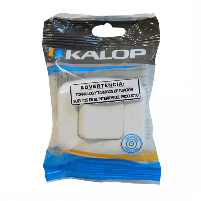 Interruptor Pulsador Blanco Tekna Clickbox