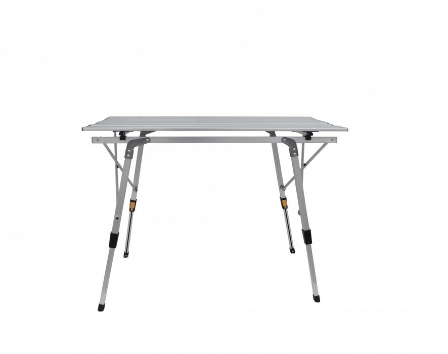 Mesa Plegable Aluminio 90x51cm Altura Ajustable Clickbox