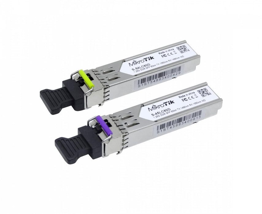 Pareja SFP WDM Bidireccional 1,25Gbps LC Clickbox