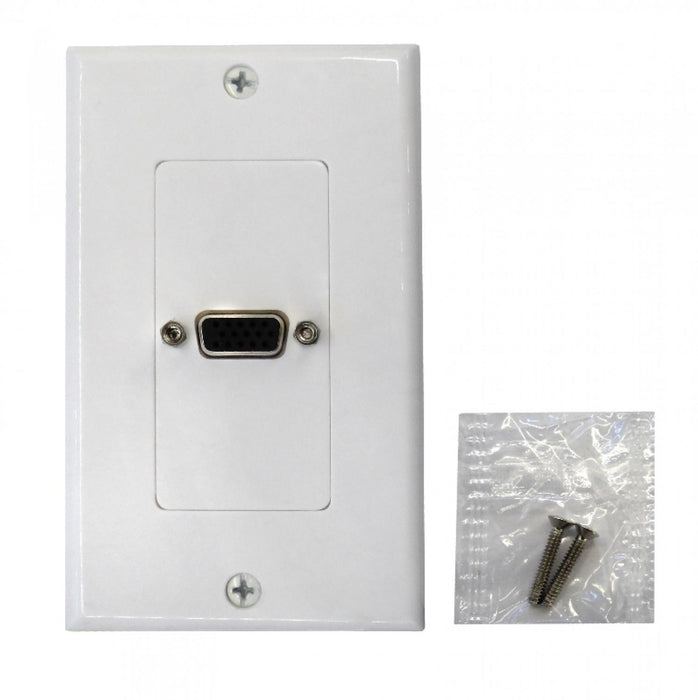 Placa Frontal VGA Blanco Clickbox