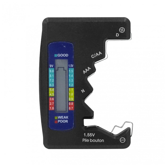 Probador de Pilas con Display Digital Clickbox