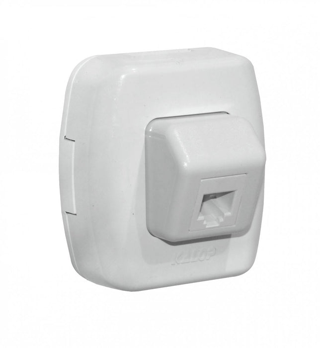 Roseta RJ11/RJ14 6P4C Tekna Blanca Clickbox