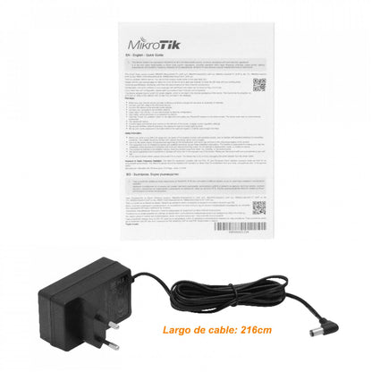 Router inalámbrico MIKROTIK AC750 2,4GHz/5GHz USB Clickbox