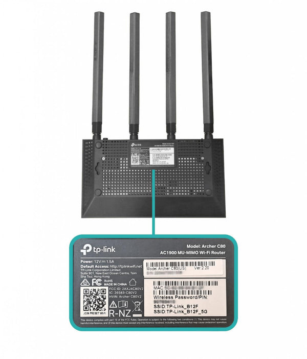 Router WiFi TP-LINK AC1900 de doble banda Clickbox