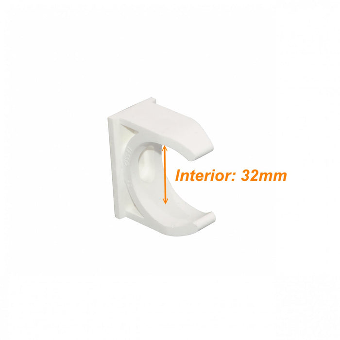 Soporte Fijación PVC32-A para Tubo Conduit Clickbox