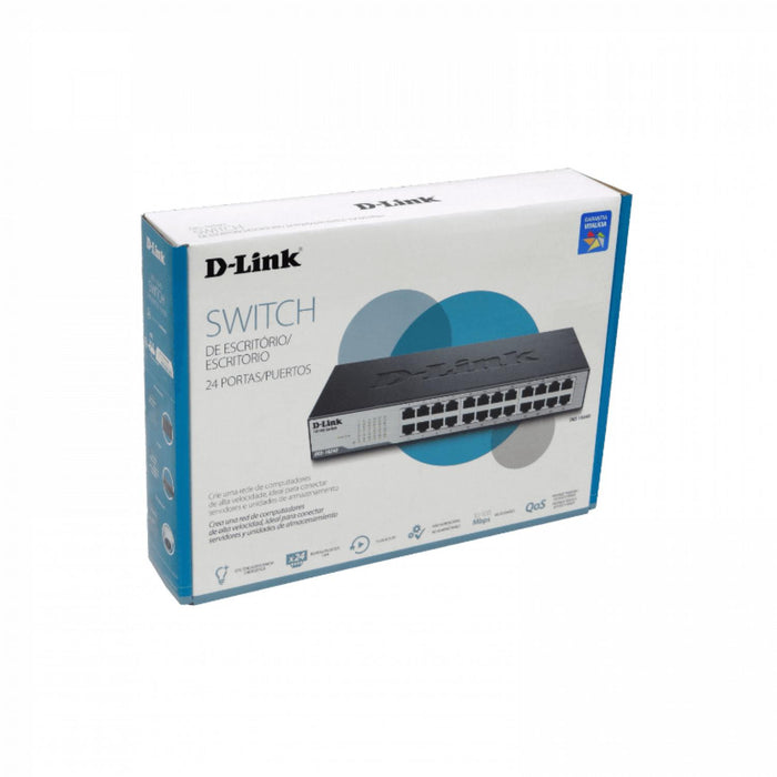 Switch Ethernet no administrable de 24 puertos Clickbox