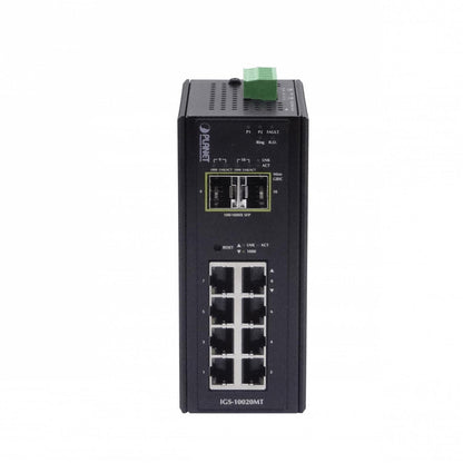 Switch Industrial PLANET 8-1000 2-SFP Admin Clickbox
