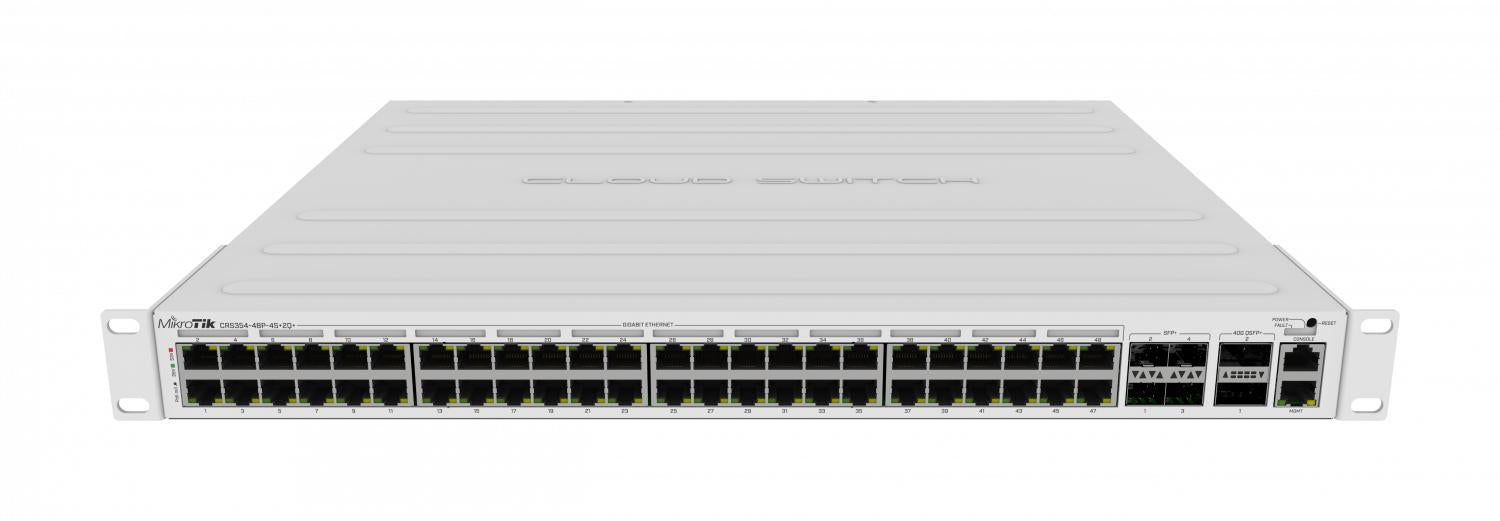 Switch MIKROTIK 48 Puertos Gigabit PoE+ 4 Puertos Clickbox