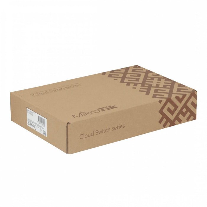 Switch Mikrotik 8 puertos Gigabit con 2 puertos Clickbox